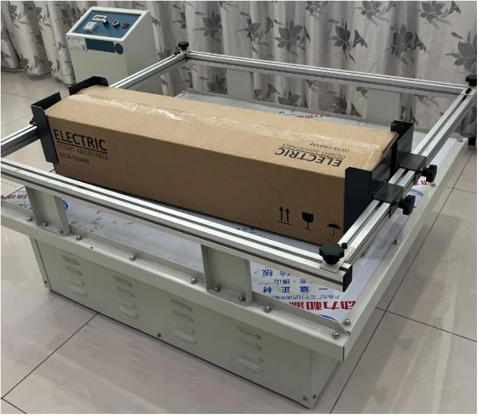 Boxed NATE product on a transit simulation test platform
